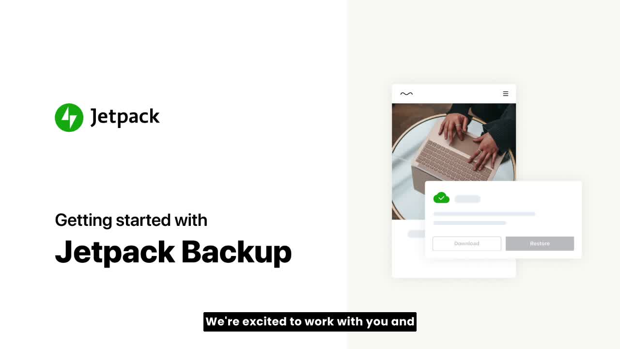 Getting started with Jetpack VaultPress Backup
